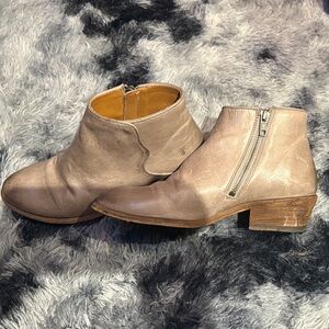 Frye taupe Ankle Booties